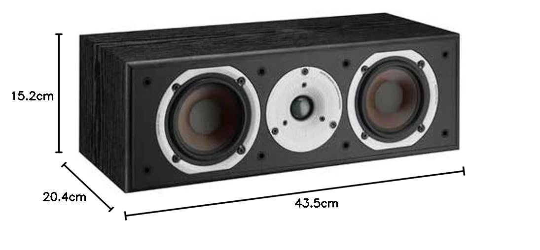 Amazon.co.jp: ダリ センタースピーカー(ブラックアッシュ/1本