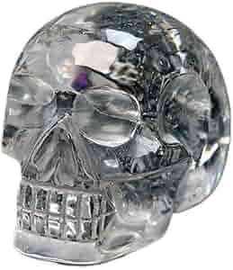 Amazon | 入手困難 極上品質 超透明 水晶 ドクロ クリスタルスカル 虹