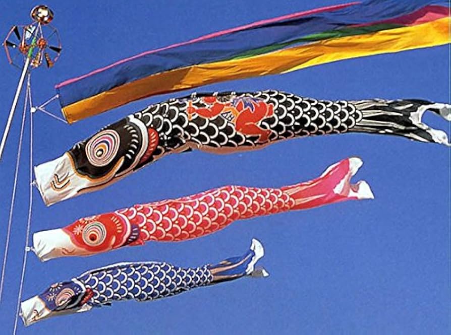 Amazon | 秀光人形工房 鯉のぼり こいのぼり ポール付き タフタ金太郎