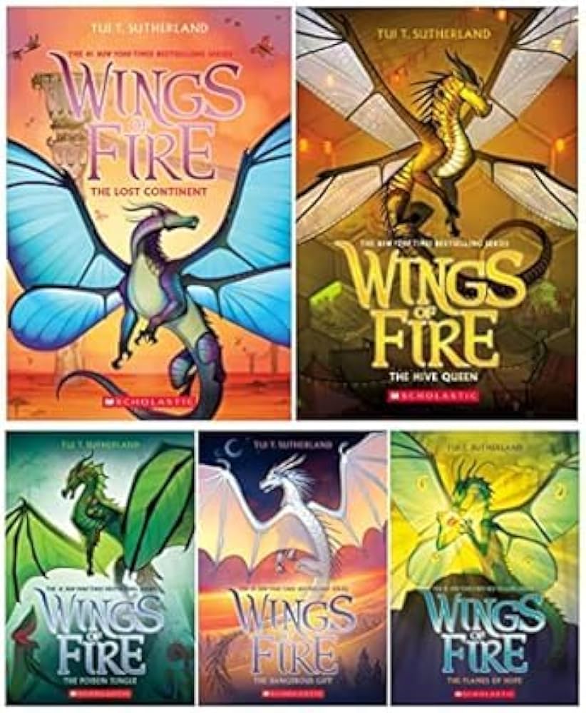WINGS OF FIRE 11 TO 15 BOOK SET: Tui T. Sutherland: Amazon.com: Books