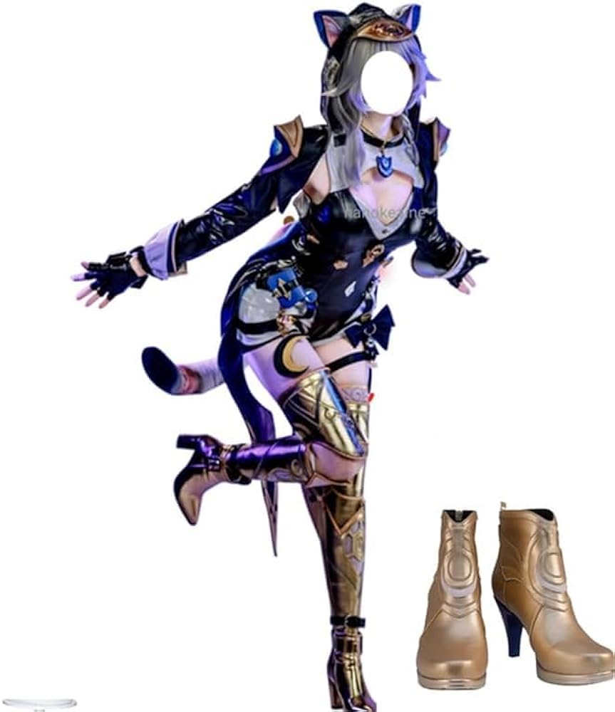 Amazon.co.jp: [fenglei] 崩壊スターレイル サフェル コスプレ衣装+靴