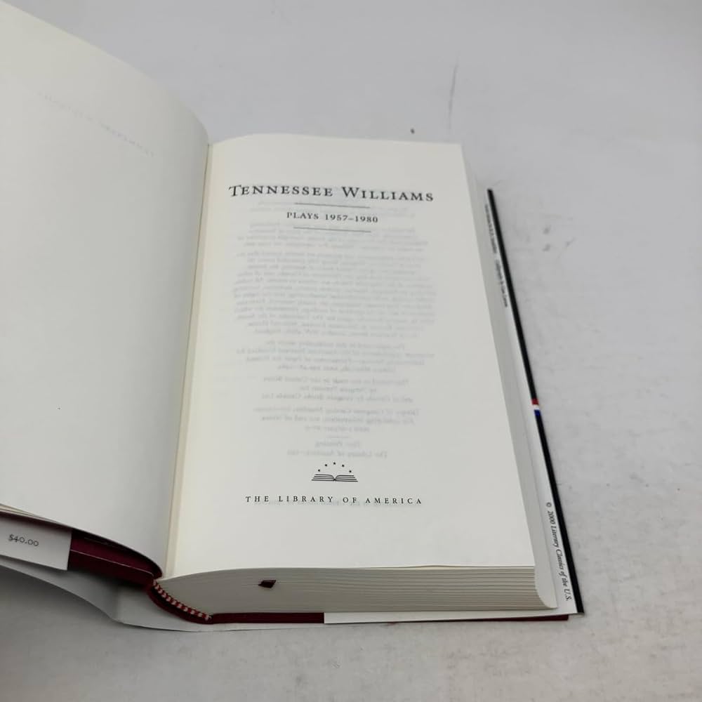 Tennessee Williams: Plays 1957-1980 (Library of America): Williams
