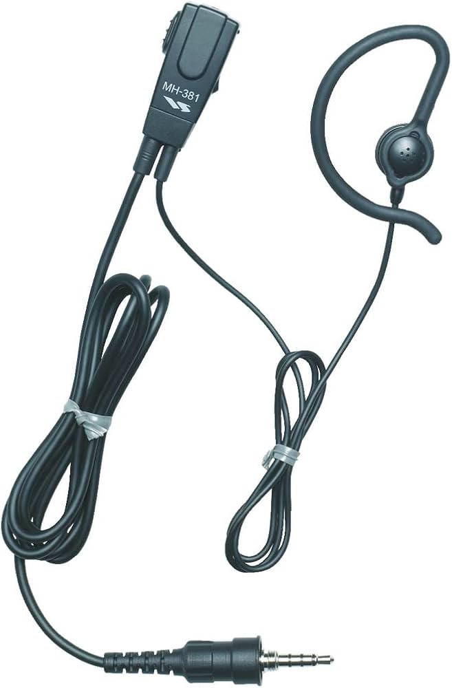 Amazon | スタンダード 小型タイピンマイク(耳かけイヤホンマイク) FTH
