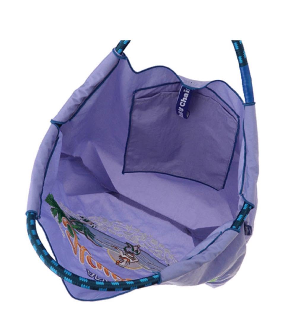 ANA ボールアンドチェーン ハワイ パープル エコバッグ ANA✈️ x Ball
