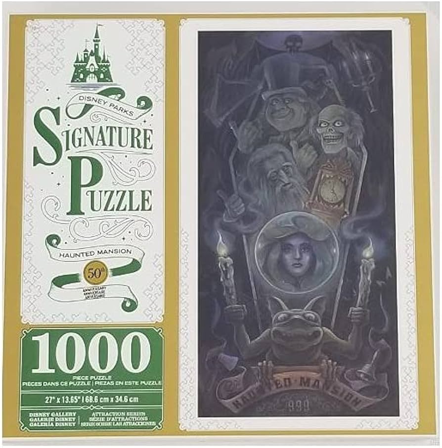 Amazon.com: Haunted Mansion 50th Anniversary Puzzle : Toys & Games