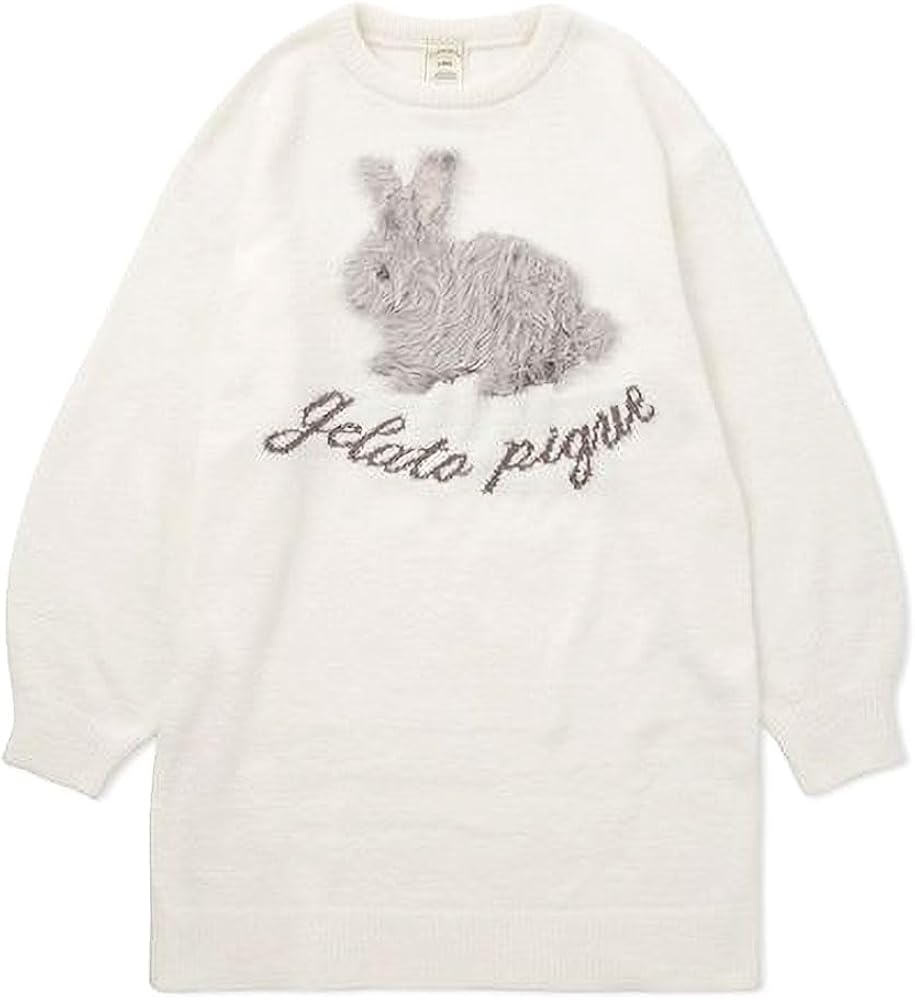 Amazon.co.jp: ジェラートピケ レディース ベビモコラビットジャガード