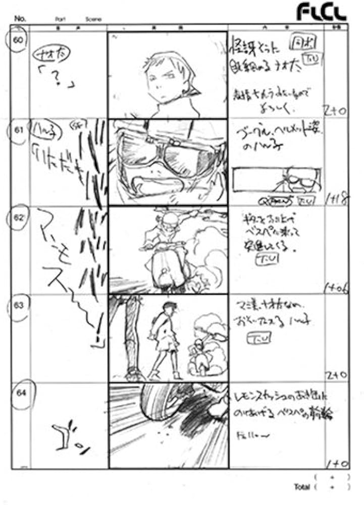 Amazon.co.jp: フリクリ画コンテ集 : 本