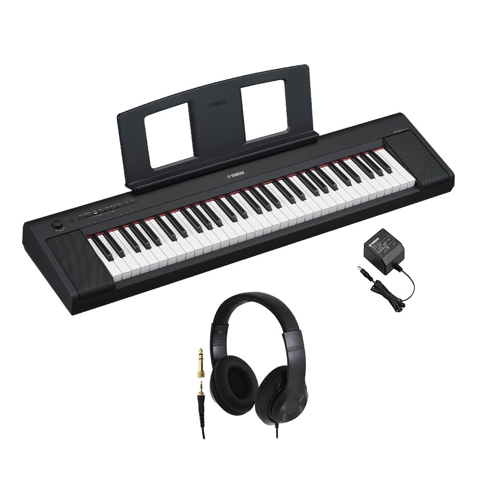 Amazon | YAMAHA NP-15B キーボード 61鍵盤 ヤマハ (BK ヘッドホン
