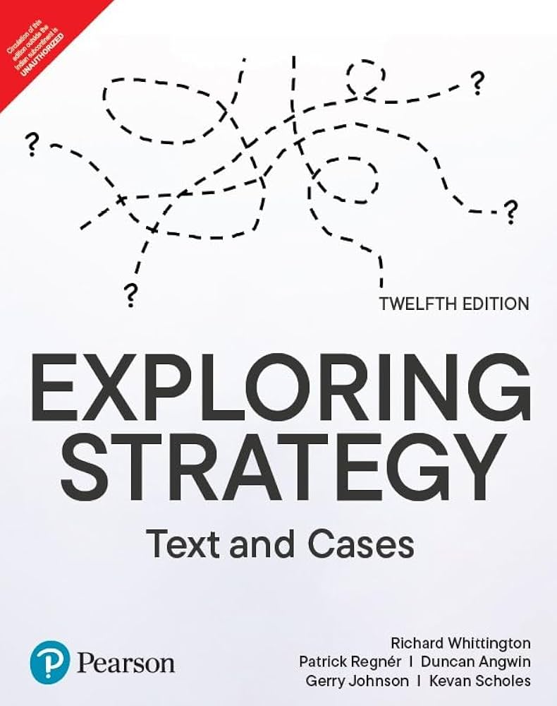 Buy Pearson Exploring Strategy | Text and Cases | Includes