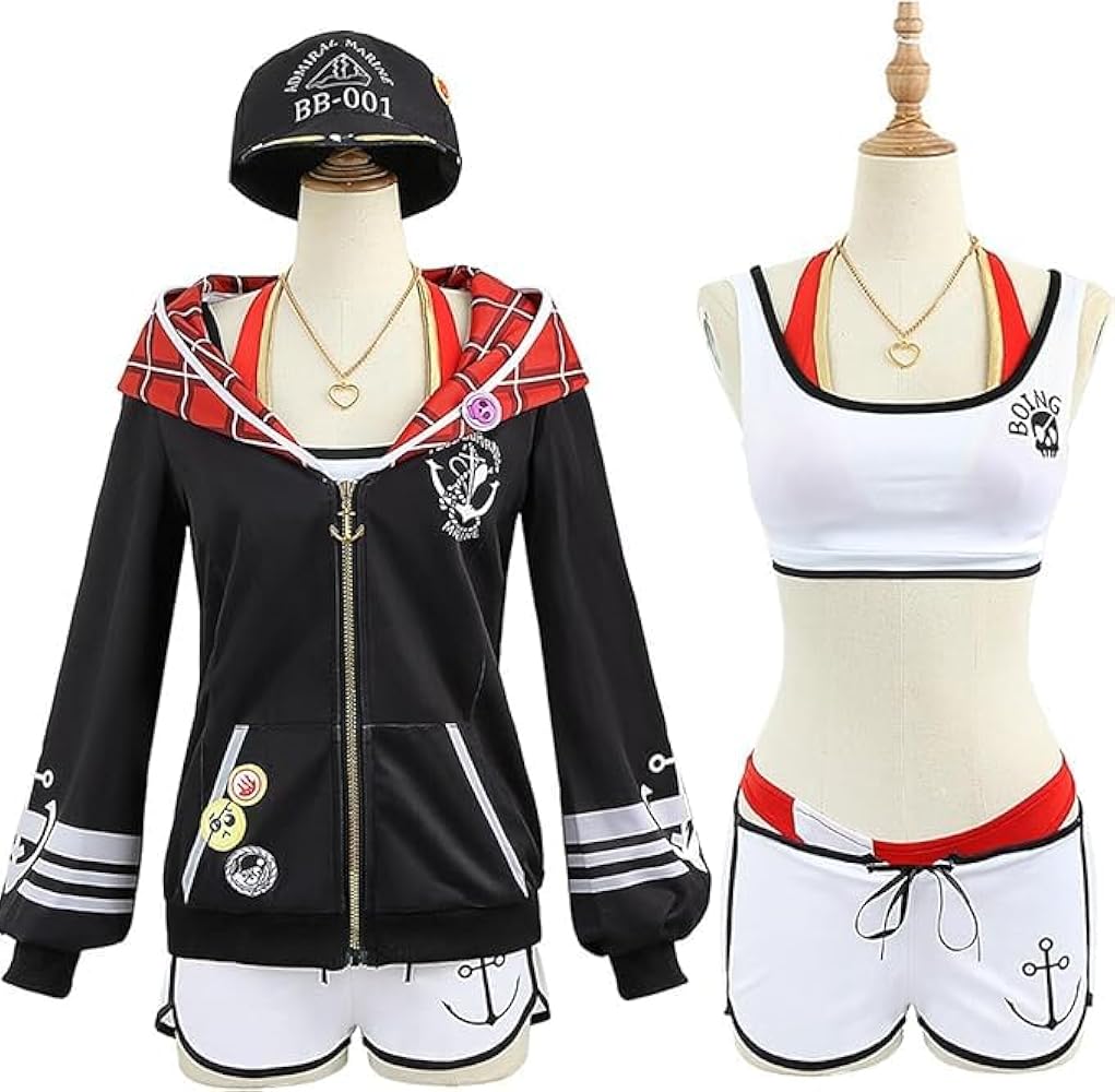 Amazon.co.jp: 「きせき」宝鐘マリン 社長服 Vtber 海賊 水着 風 船長