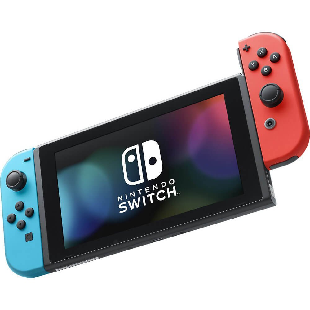 Amazon.com: Nintendo Switch with Neon Blue and Neon Red Joy-Con