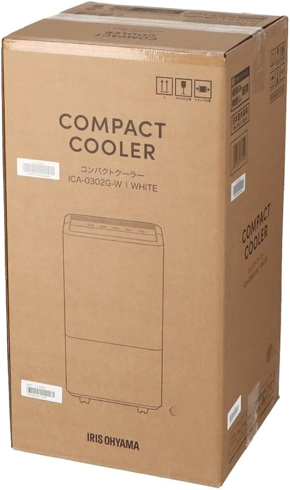 Amazon.co.jp: ICA-0302G(ホワイト) コンパクトクーラー 冷風・除湿