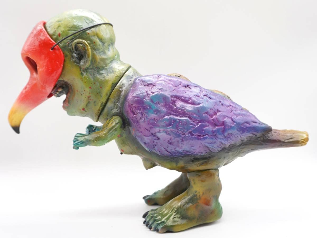 Amazon.co.jp: Kaiju Tan BIGBIRDMAN 緑 グリーン 血飛沫 付き ソフビ