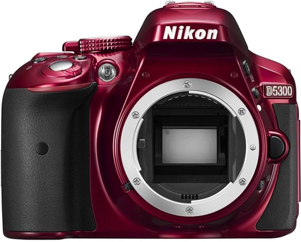 Amazon | Nikon デジタル一眼レフカメラ D5300 レッド 2400万画素 3.2