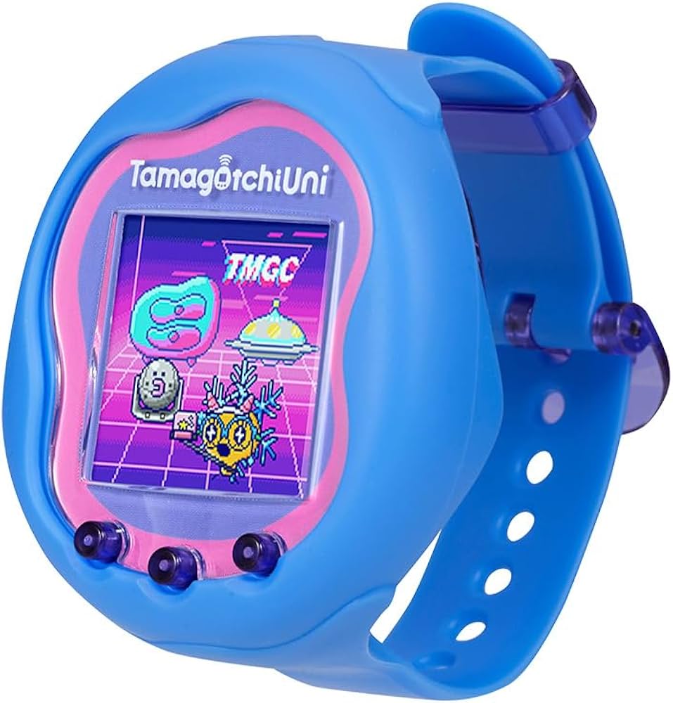 Bandai Tamagotchi Uni Animal virtuel Bleu Multicolore 43353