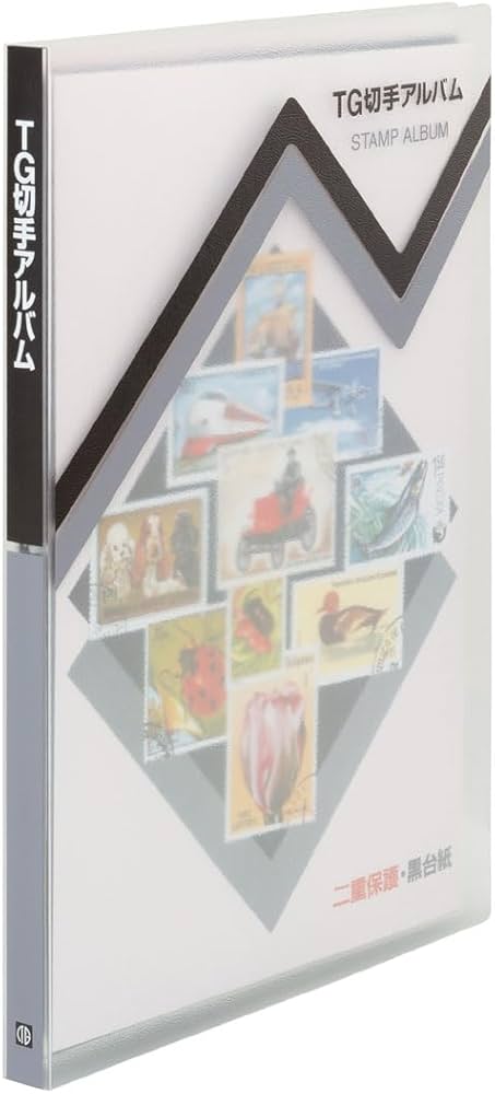 Amazon.co.jp: テージー 切手アルバム B5 台紙6枚 SB-31-01 黒 : 家電