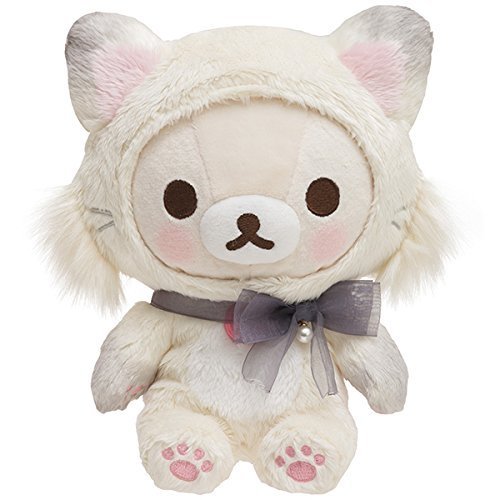 Amazon.co.jp: リラックマ コリラックマキャット ぬいぐるみ グレー
