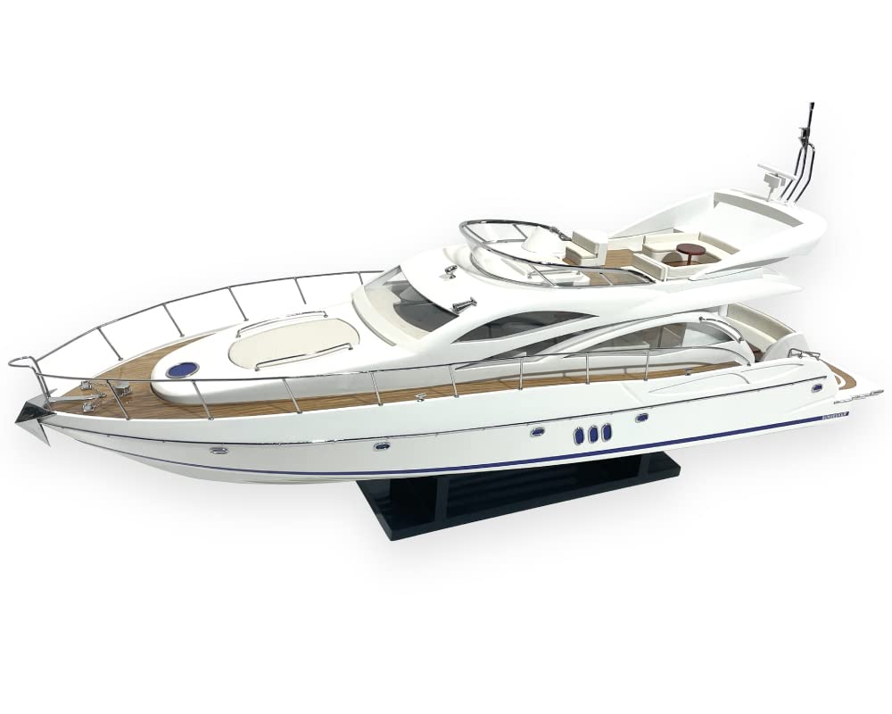 Amazon | 木製模型 クルーザー 船 SUNSEEKER 60 【Wooden Model Boat