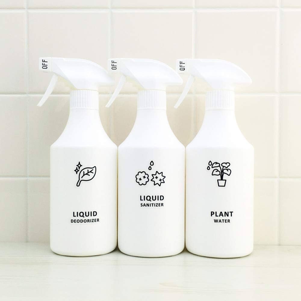 Amazon.co.jp: 【霧】スプレーボトル500ml・アイコンラベル・セット