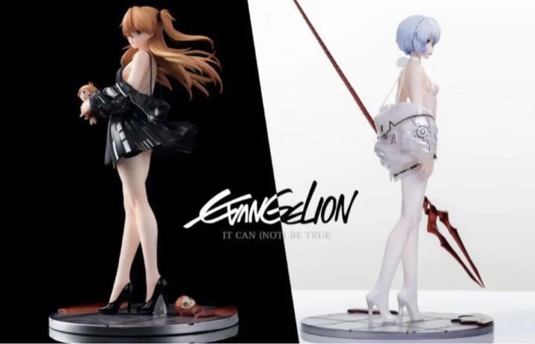 Amazon.co.jp: 新世紀エヴァ アスカ 綾波レイ 私服 ガレージキット