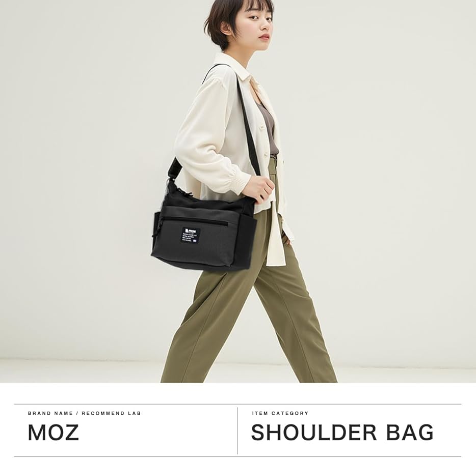 Amazon | [moz] ショルダーバッグ リフレクター付き 軽量 ななめ掛け