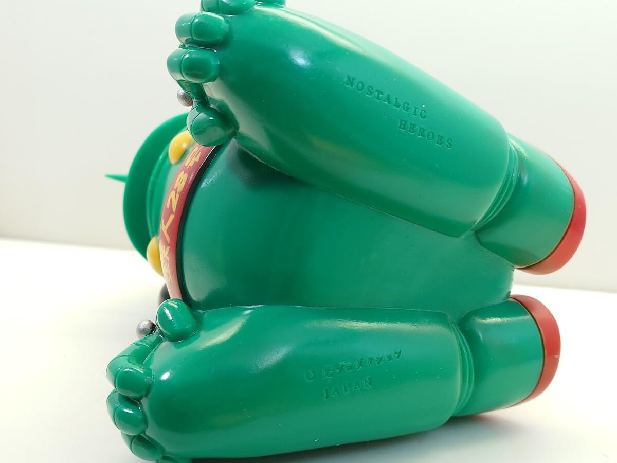 Amazon.co.jp: ノスタルジックヒーローズ 鉄人28号 ソフビ 貯金箱 正座