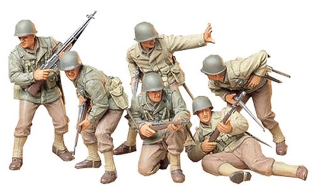 Amazon.com: Tamiya 35192 – WWII US Infantry Attack Figurines 1:35