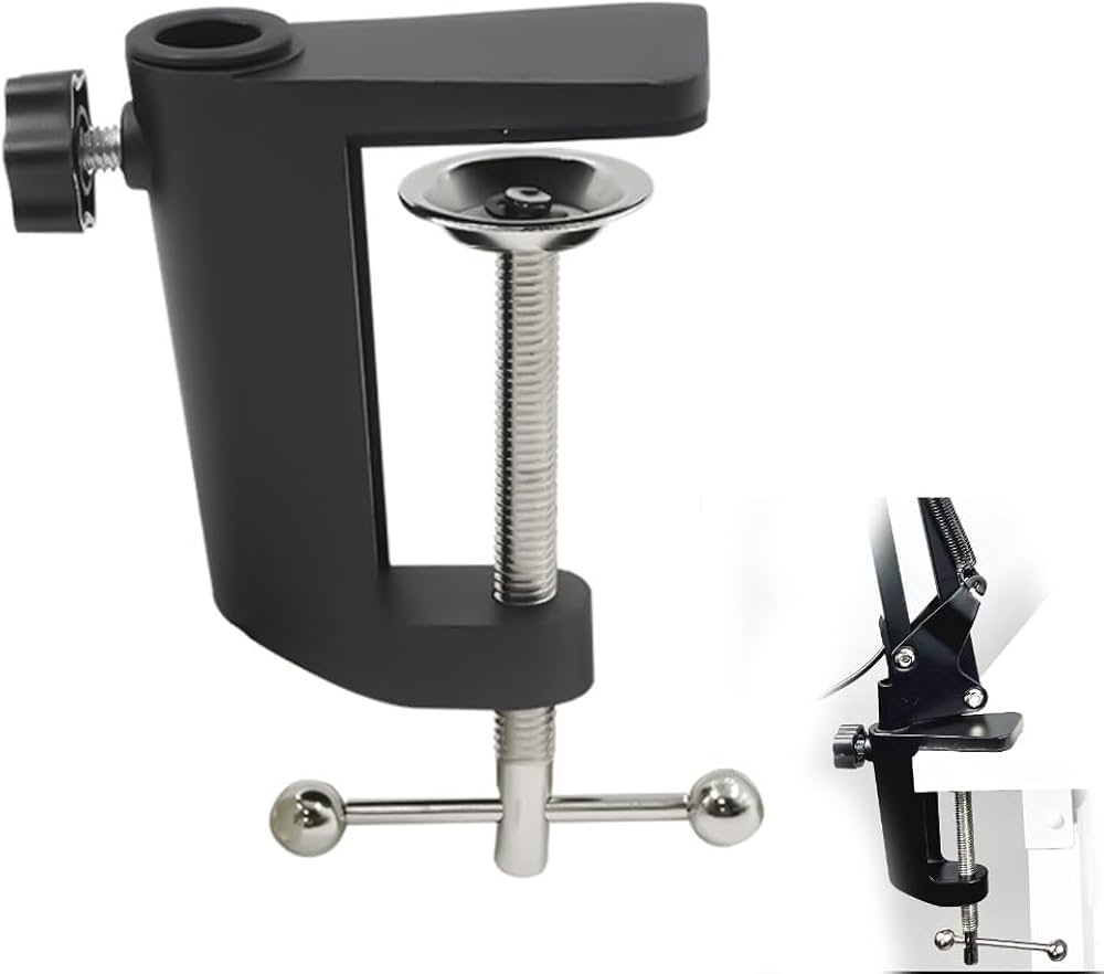 Amazon | KASELIN Cクランプベース 1個 金属テーブルマウントクランプ