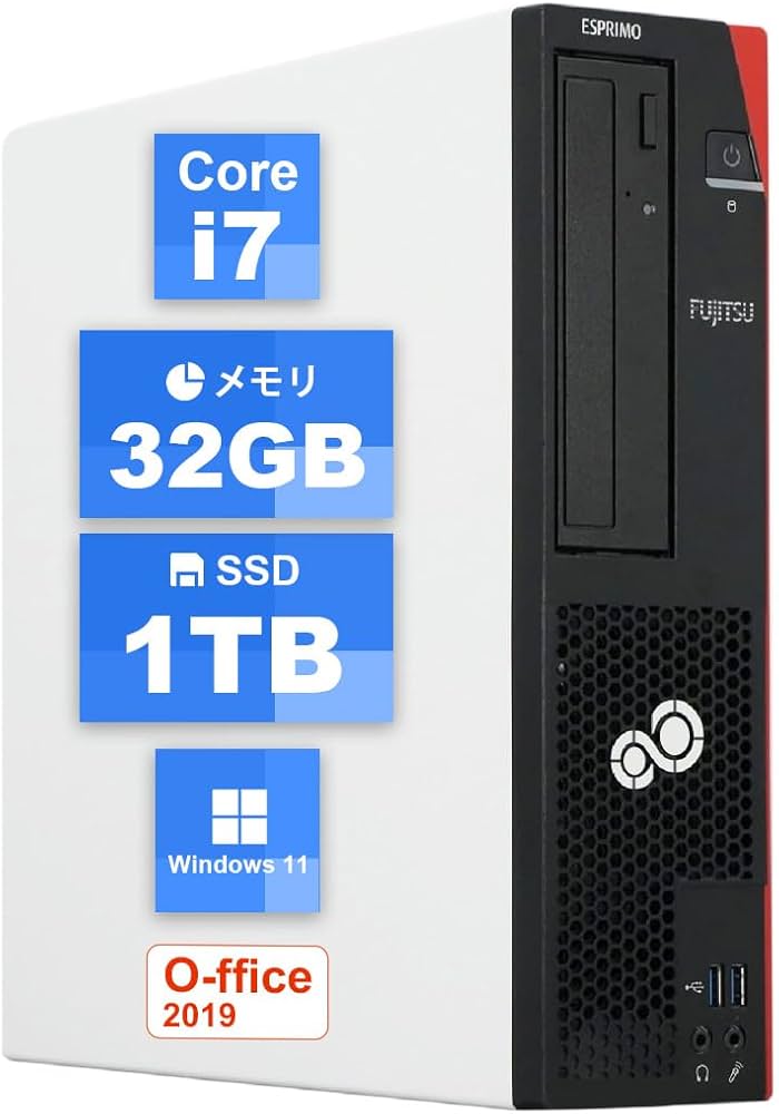 Amazon.co.jp: 【整備済み品】富士通デスクトップパソコン ESPRIMO