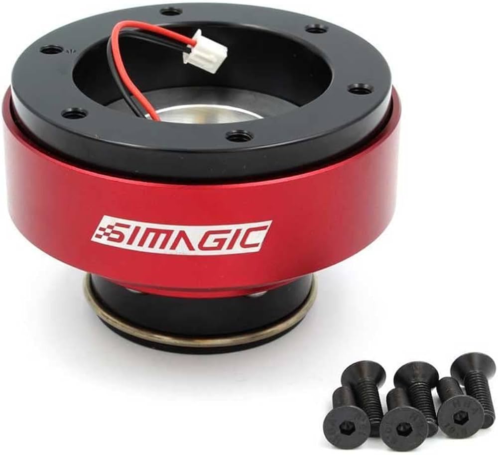 Amazon.co.jp: Simagic クイックリリース 70mmハーフ ステアリング