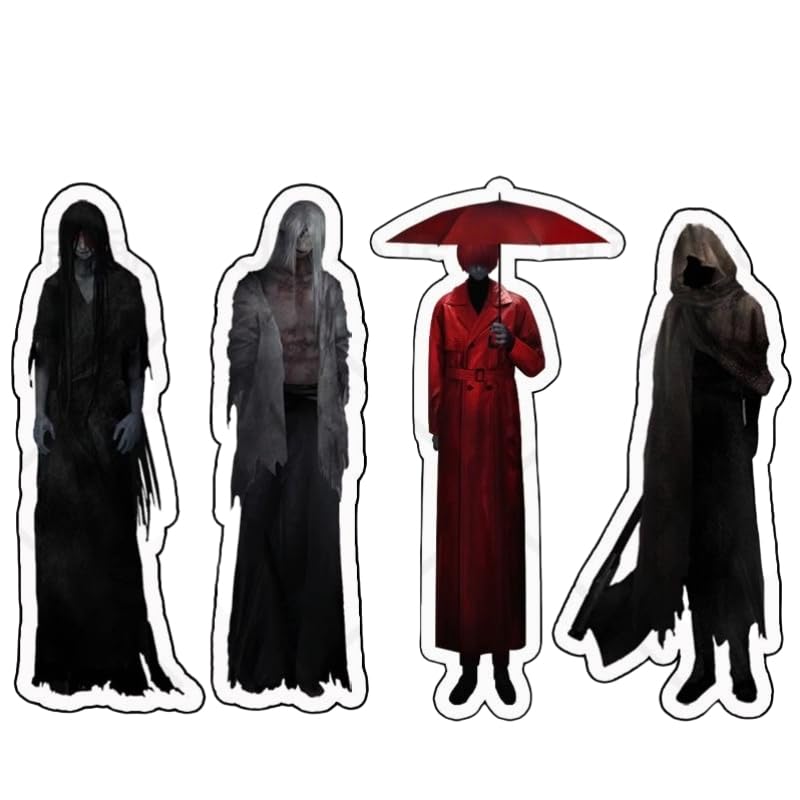 Amazon.co.jp: 文字化化 男鬼 アクリルスタンド 這いばい男 赤い傘の男