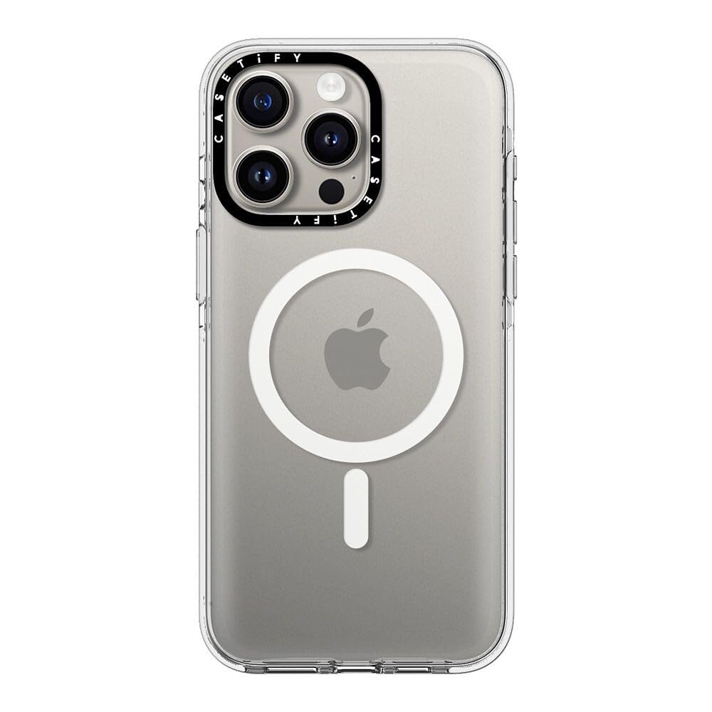 Amazon.com: CASETiFY Clear iPhone 15 Pro Max Case [Not Yellowing