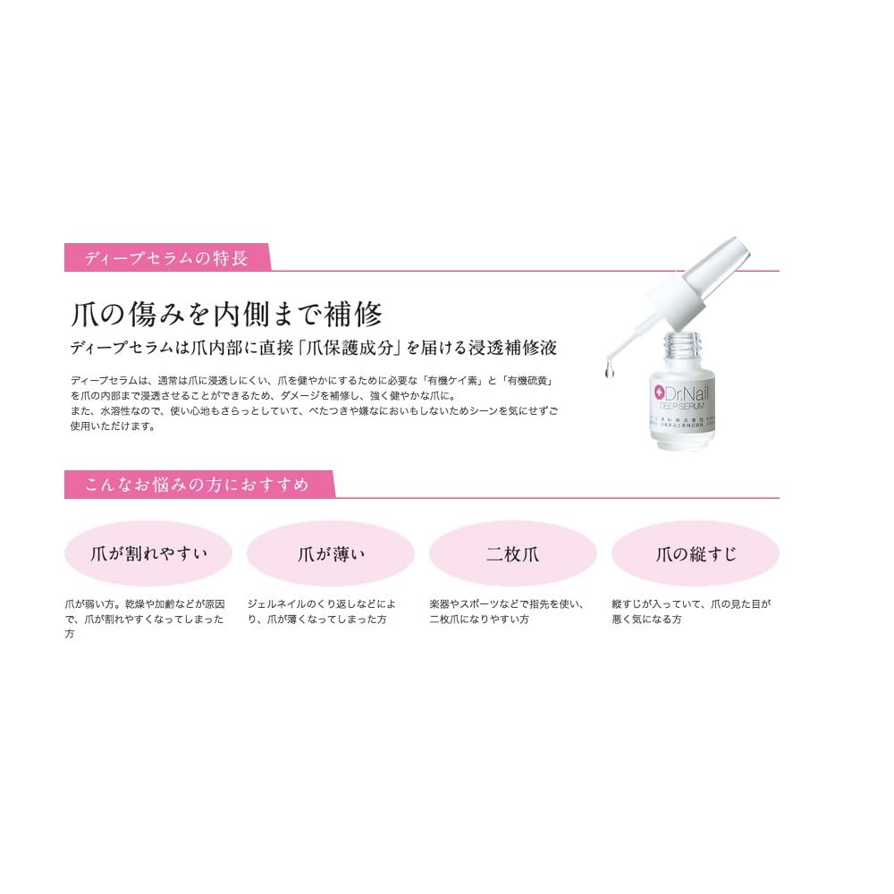 Amazon.co.jp: Dr.Nail DEEP SERUM(ドクターネイル ディープセラム)6.6