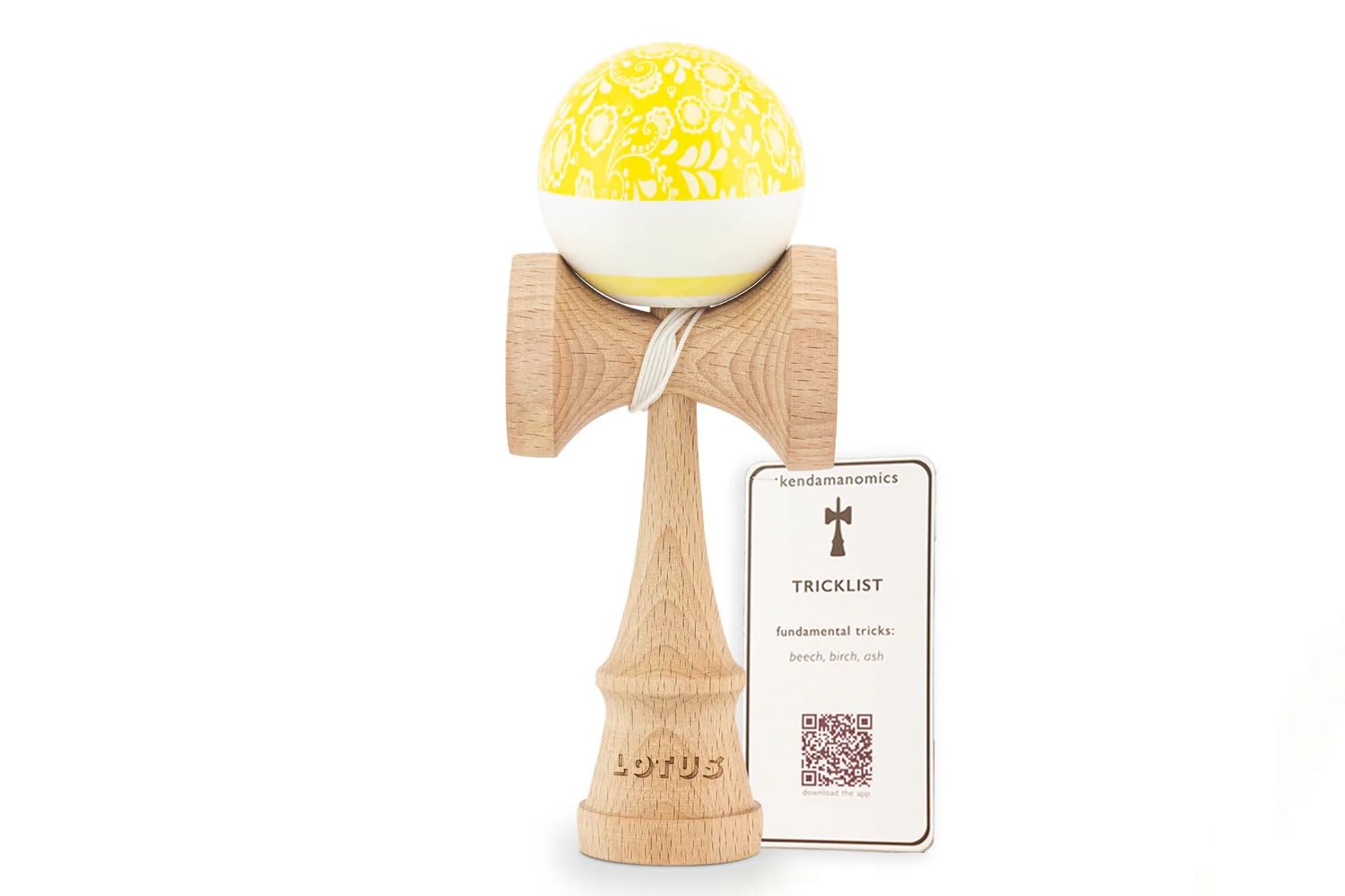 Amazon | LOTUS けん玉 ロータス ブルーム Bloom Kendama (イエロー