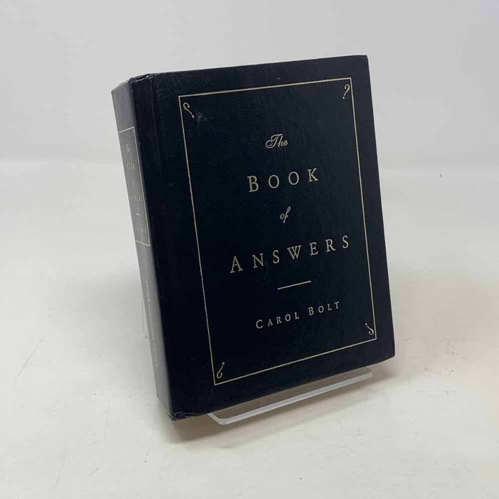 Amazon | Book of Answers | Bolt, Carol | Self-Help & Psychology