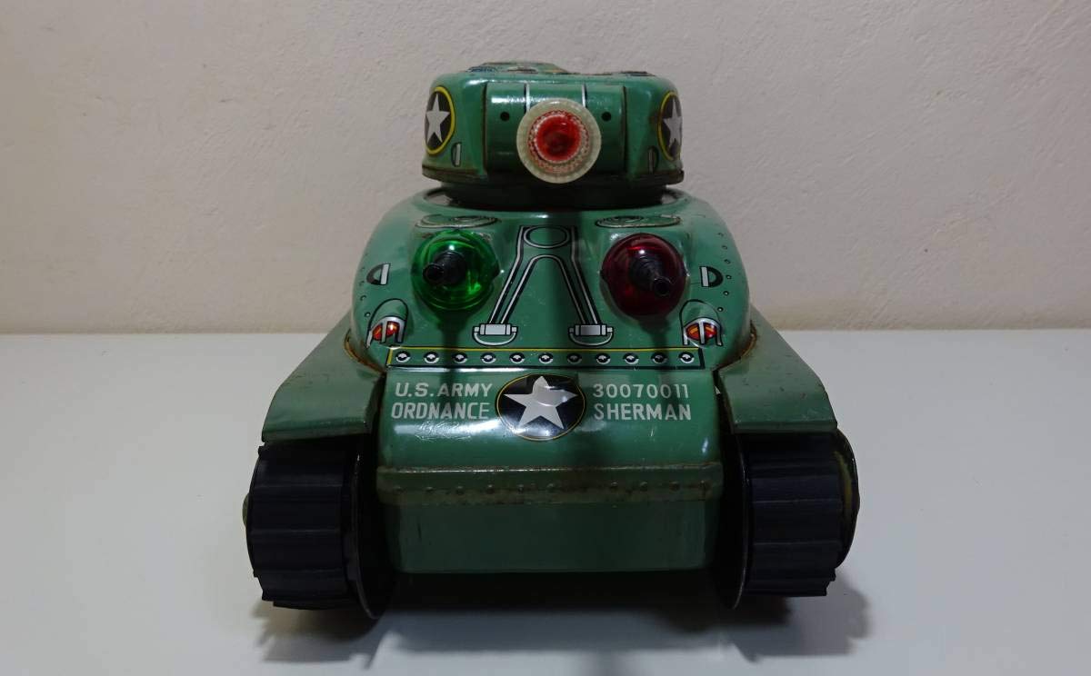 Amazon | TAIYOブリキ戦車M-4 U.S.ARMY ORDNANCE SHERMAN修理動作品