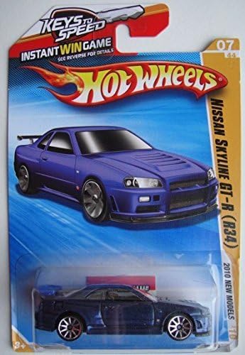 Amazon.com: Hot Wheels 2010 NEW MODELS 7/44, BLUE NISSAN SKYLINE