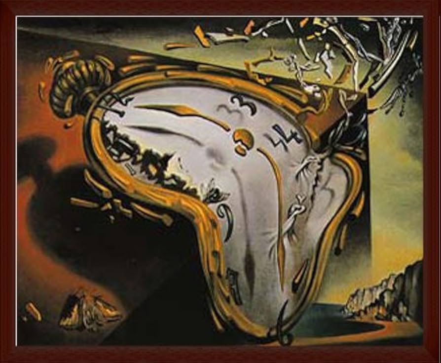 Amazon.co.jp: ポスター サルバドール ダリ 柔らかい時計 額装品