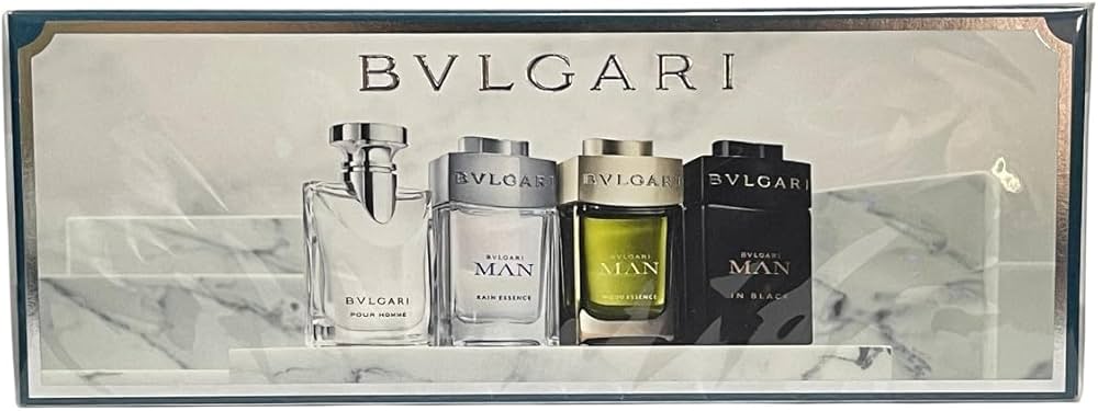 Amazon.com : Bvlgari The Mens Gift Collection for Men - 4 Pc Mini