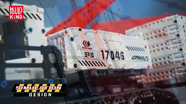 Amazon.com: Mould King 17046 Crawer Crane LR16000 Building Block