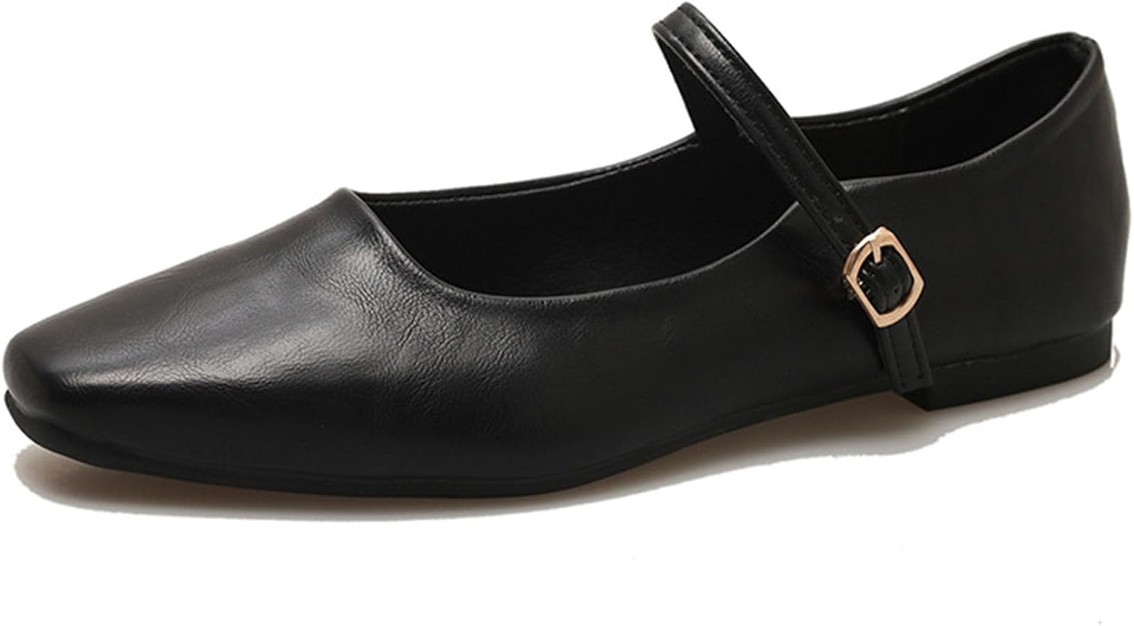 Amazon.com | Women's Classic Retro Square Toe Flat Mary Jane Shoes