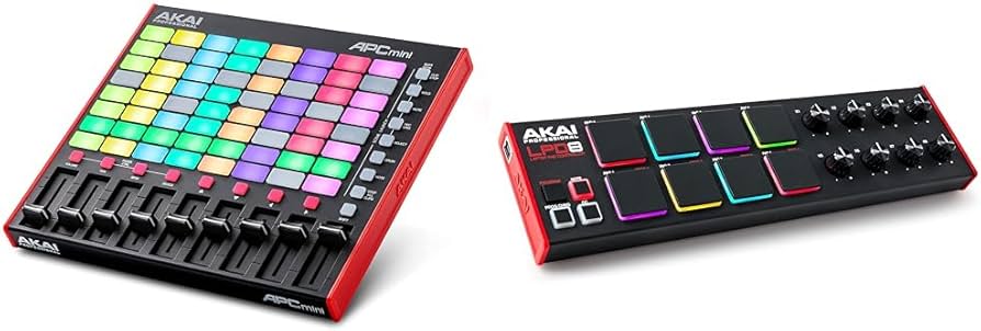 Amazon.com: AKAI Professional APC Mini MK2 + LPD8 MIDI Controllers