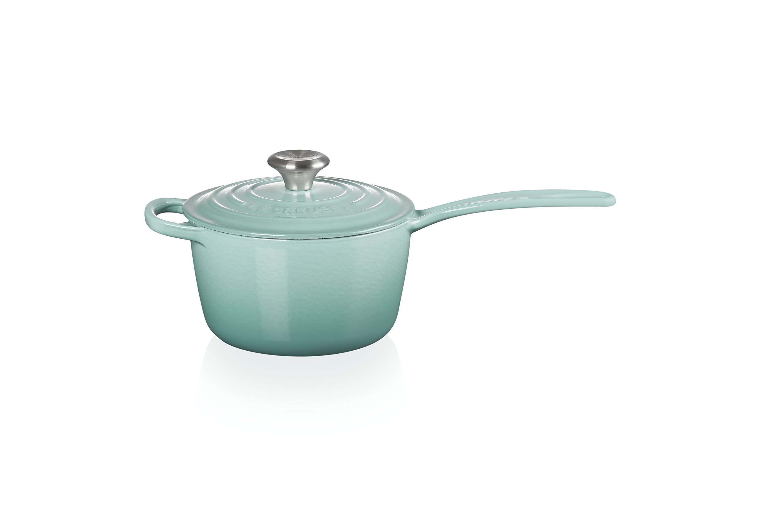 Amazon｜ル・クルーゼ(Le Creuset) 鋳物 ホーロー 片手鍋 シグニチャー