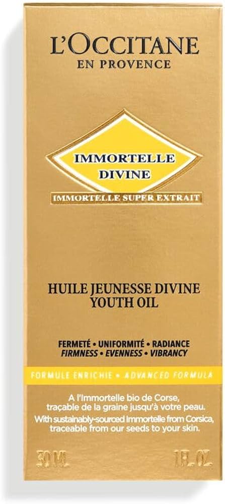 Amazon.com: L'OCCITANE Immortelle Divine Youth Oil 1.00 fl oz