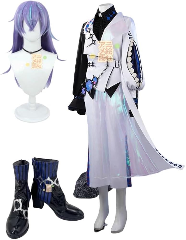 Amazon.co.jp: ウィッグ 、靴付きVtuber 星導ショウ 変身後コスプレ用