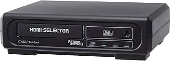 Amazon.co.jp: CYBER ・ レトロデザインHDMIセレクター2 3in1 ブラック