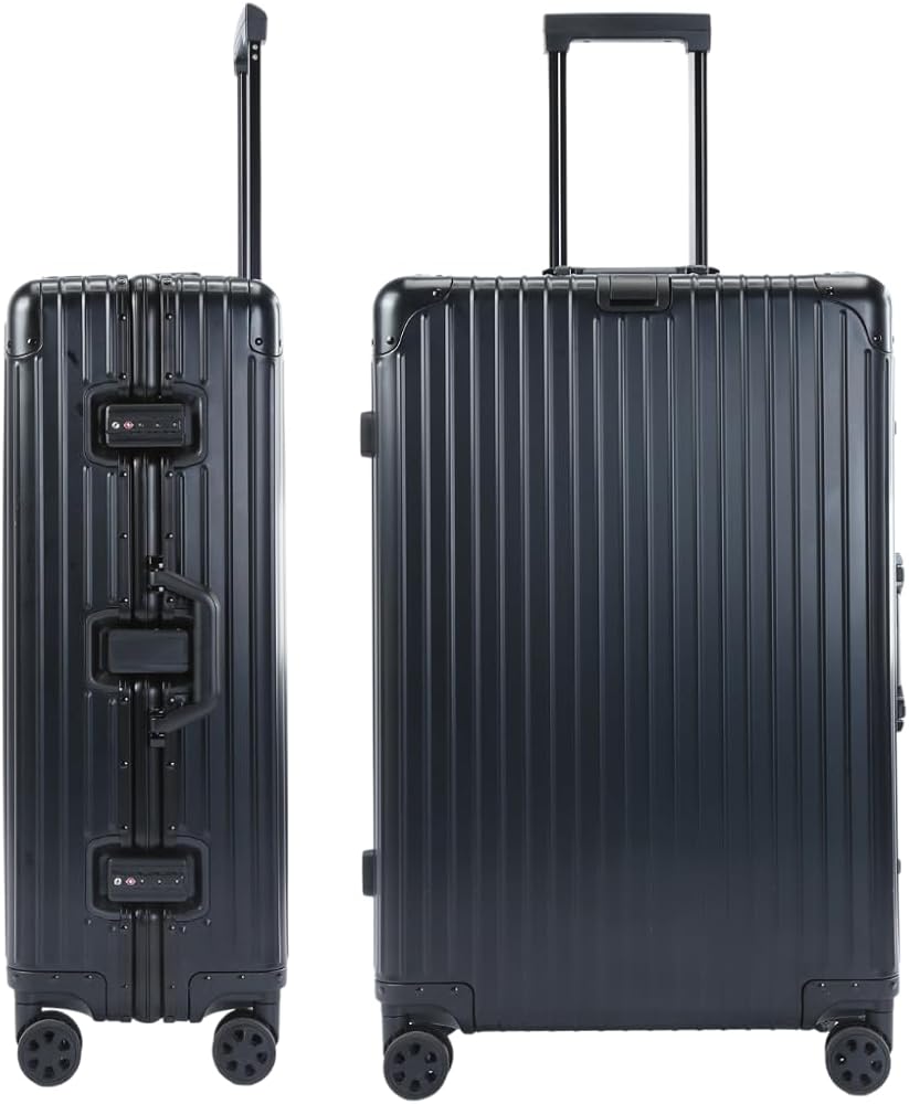 業務用 レコード サイズ アルミ製 ブラック カラー キャリー ケース 4