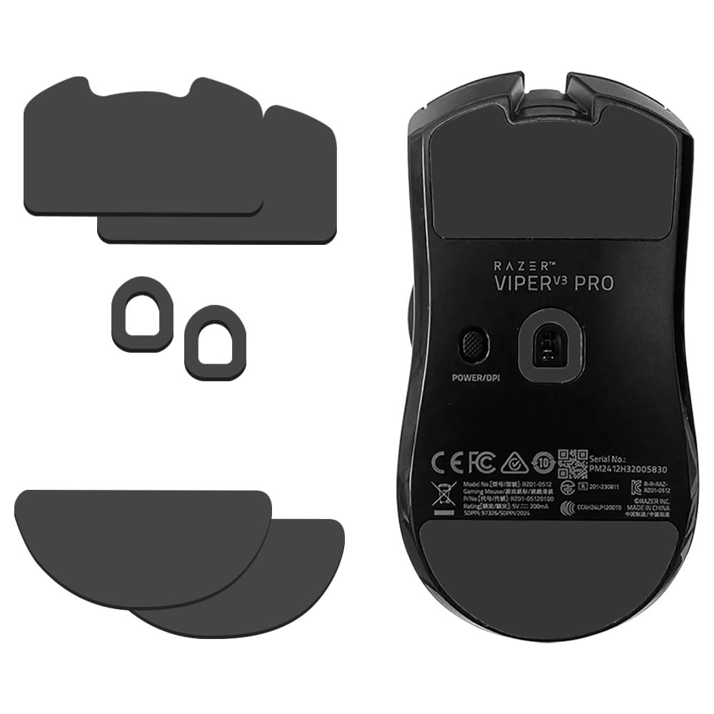 Amazon.co.jp: 2セット入り マウスソール Razer Viper V3 Pro 用