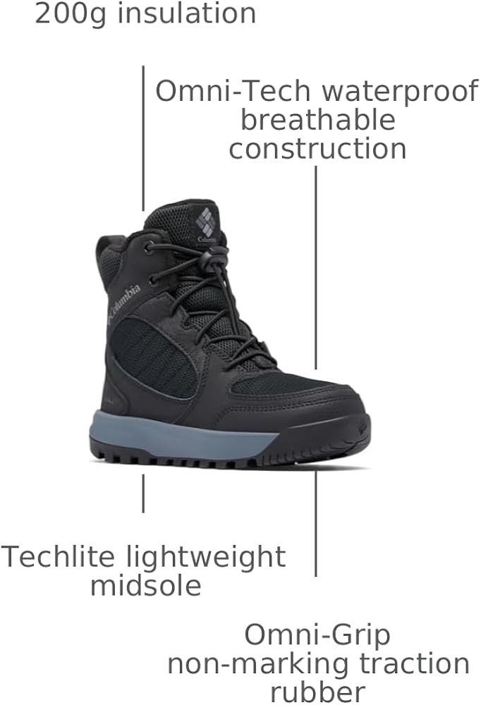 Amazon.com: Columbia Youth Unisex Portlander Omni-Heat, Black