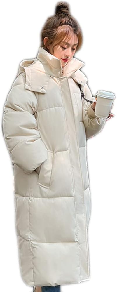 Amazon | QPQPQ ダウンコート オフホワイト レディース ふわふわ